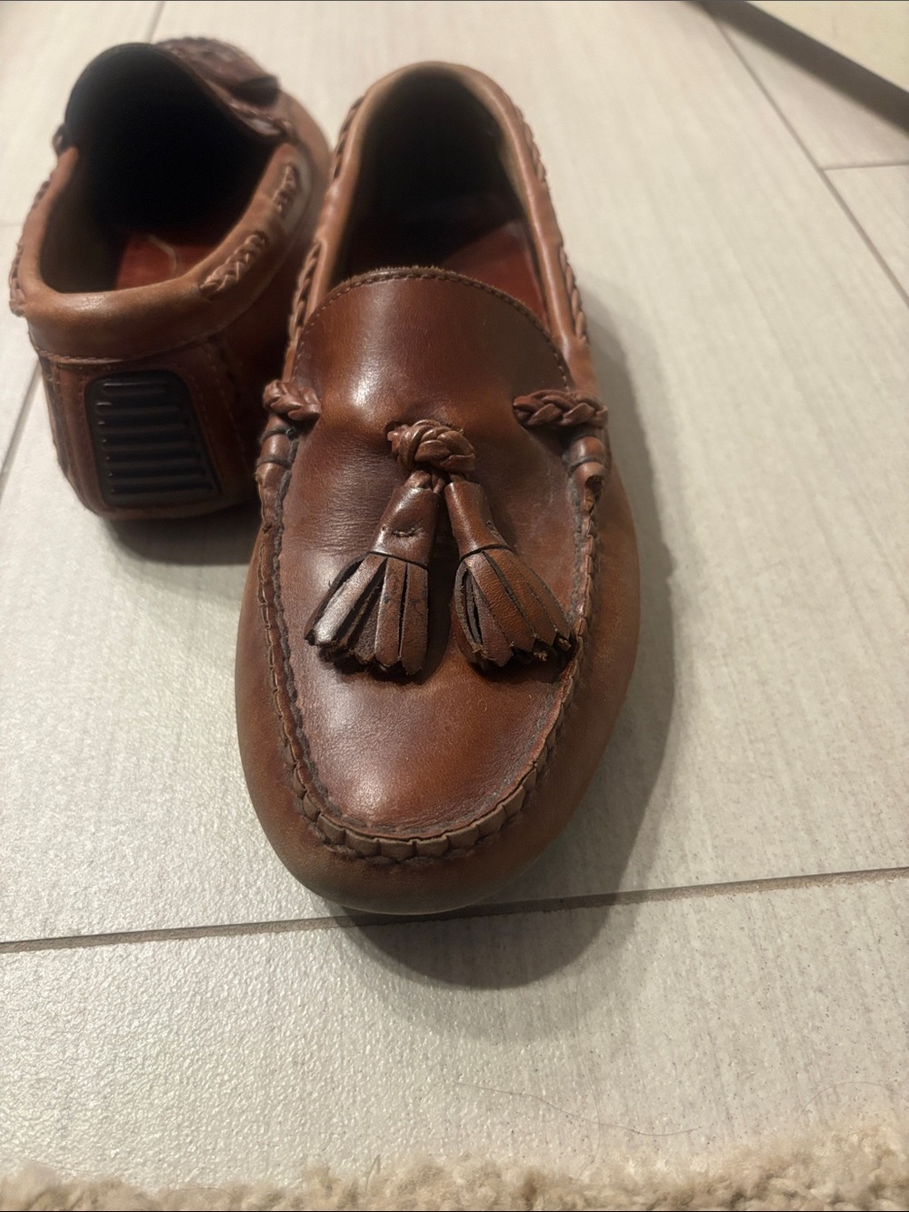Vintage polo driving shoes - Picture 4 of 11
